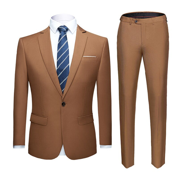 COSTUME AGENT SECRET MARRON/KAKI - STYLE JAMES BOND