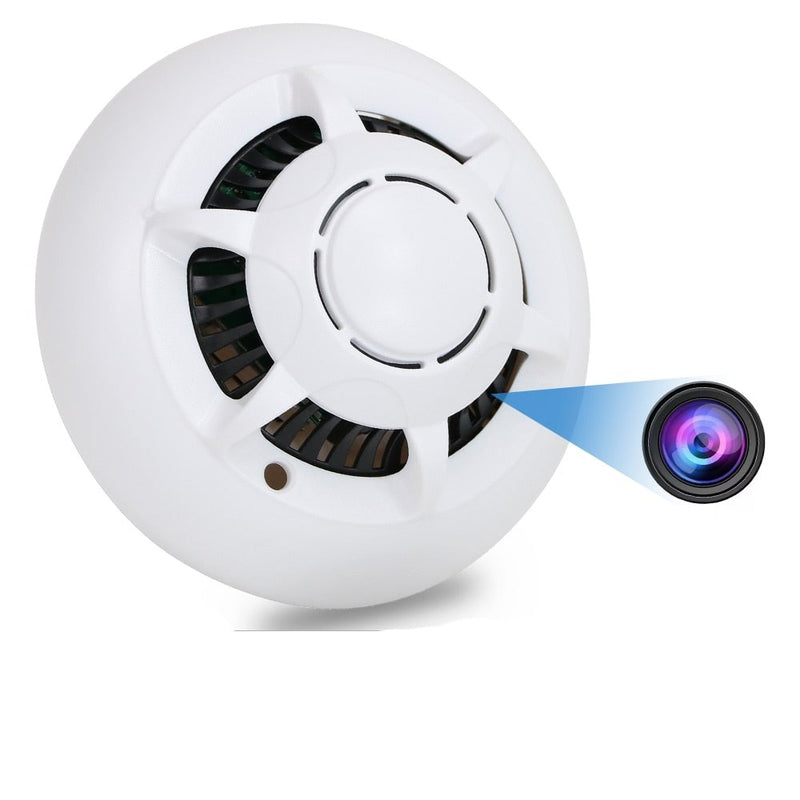 Détecteur de fumée caméra espion WIFI accessible à distance PC