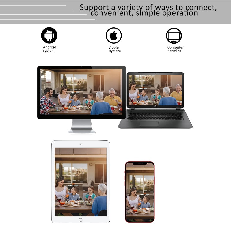 Caméra IP Moniteur Bébé HD 1080P