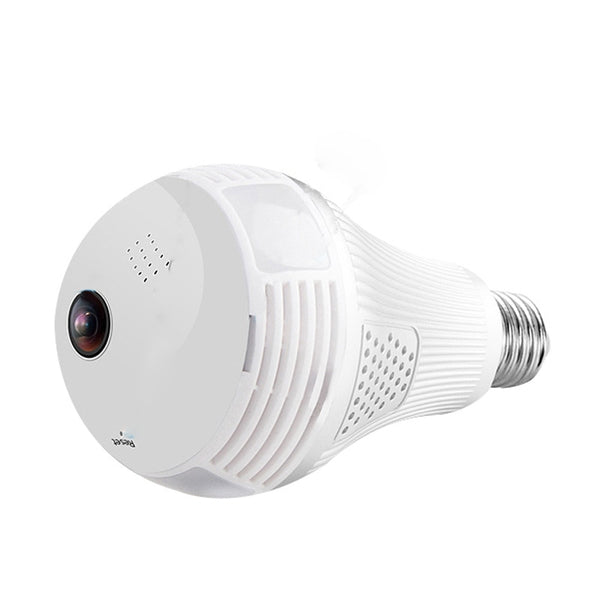 Ampoule Camera Wifi HD Panoramique 360 avec Détection de Mouvement
