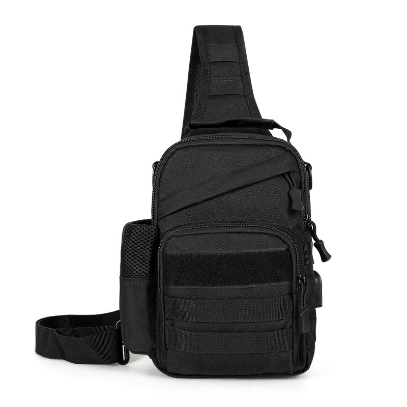 Sacoche Bandoulière Homme - Espion Style Noir