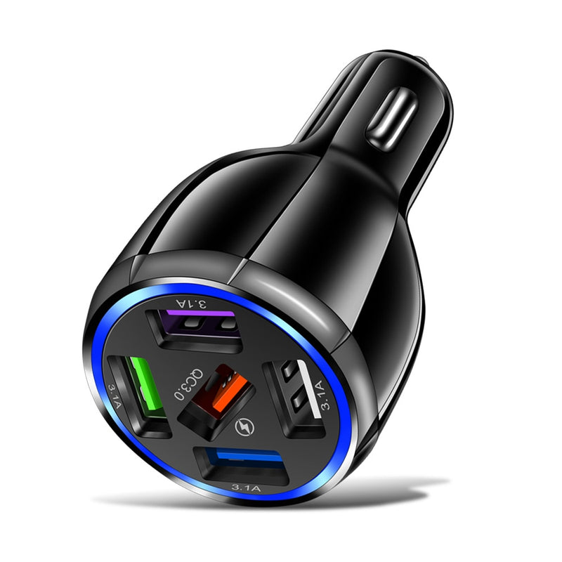 Ports USB Chargeur De Voiture Charge Rapide 3.0 Rapide Allume-cigare De Voiture