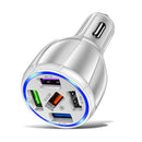 Ports USB Chargeur De Voiture Charge Rapide 3.0 Rapide Allume-cigare De Voiture