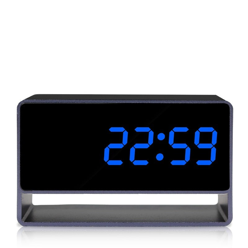 Horloge Reveil Alarme Micro Camera IP Wifi HD