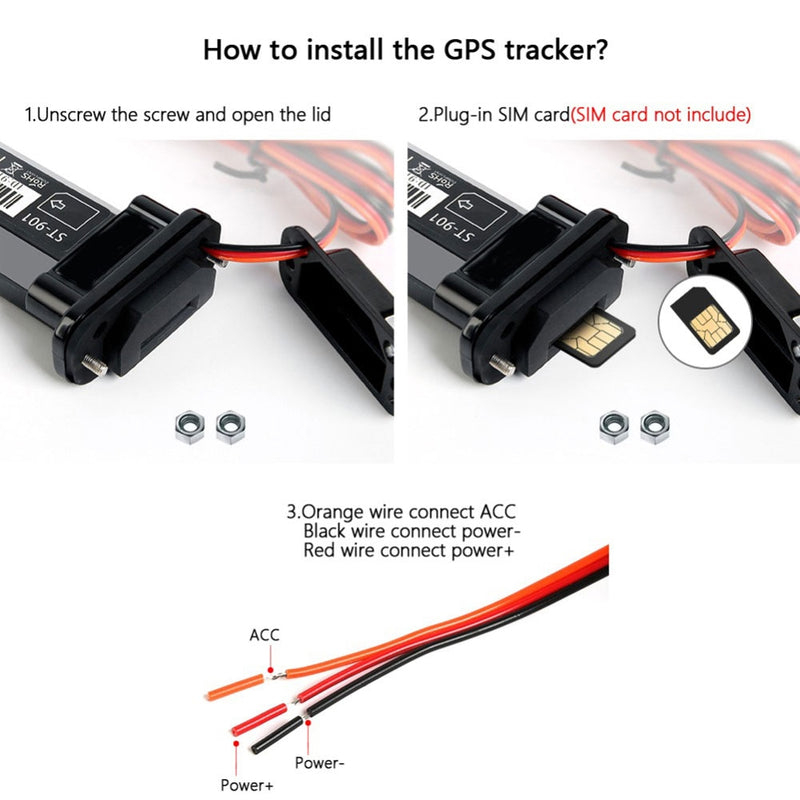 Traceur GPS Voiture Avec Carte SiM
