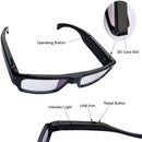 Lunettes Camera Espion, Mini Lunettes avec Camera Intégrée