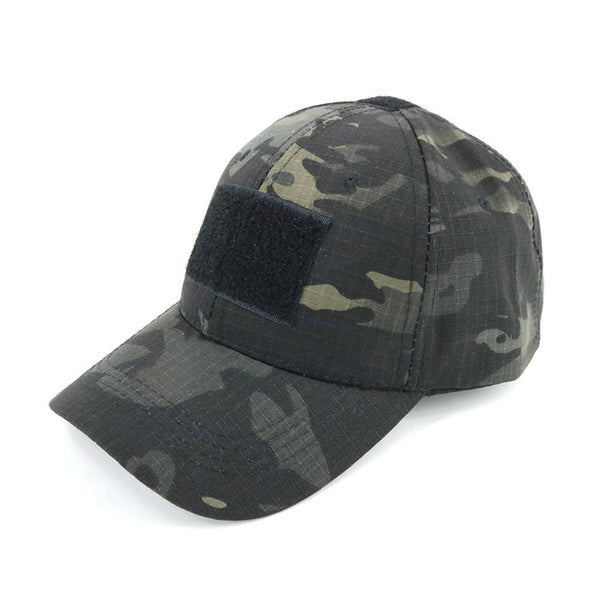 La Boutique Officiel SPY-CAMERA - Casquette Camouflage Noir avec motif 