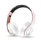 Casque Ecoute Bluetooth - Noir - Blanc - Rose