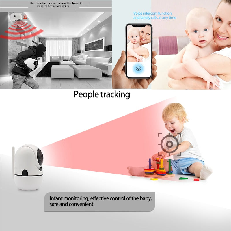 Caméra IP Moniteur Bébé HD 1080P