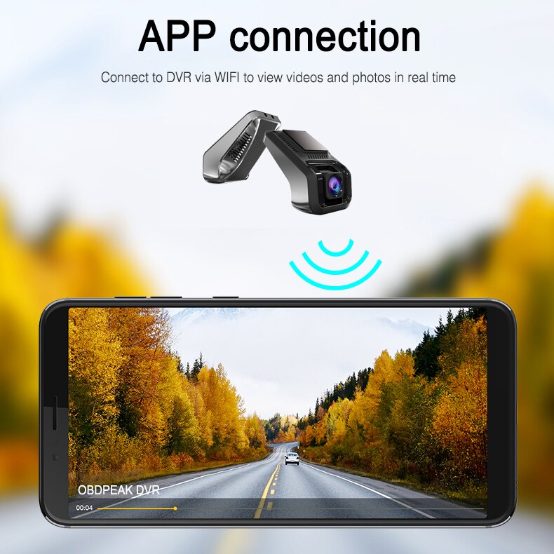 Caméra Voiture Surveillance 1080P HD
