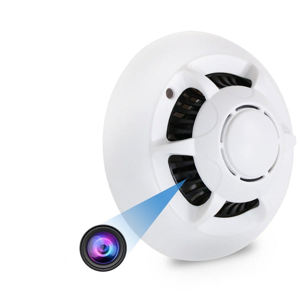 Détecteur de fumée caméra espion WIFI accessible à distance PC