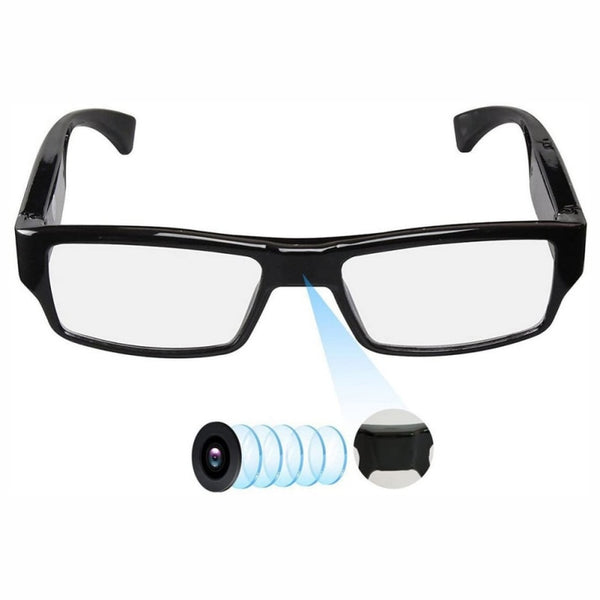 Lunettes Camera Espion, Mini Lunettes avec Camera Intégrée
