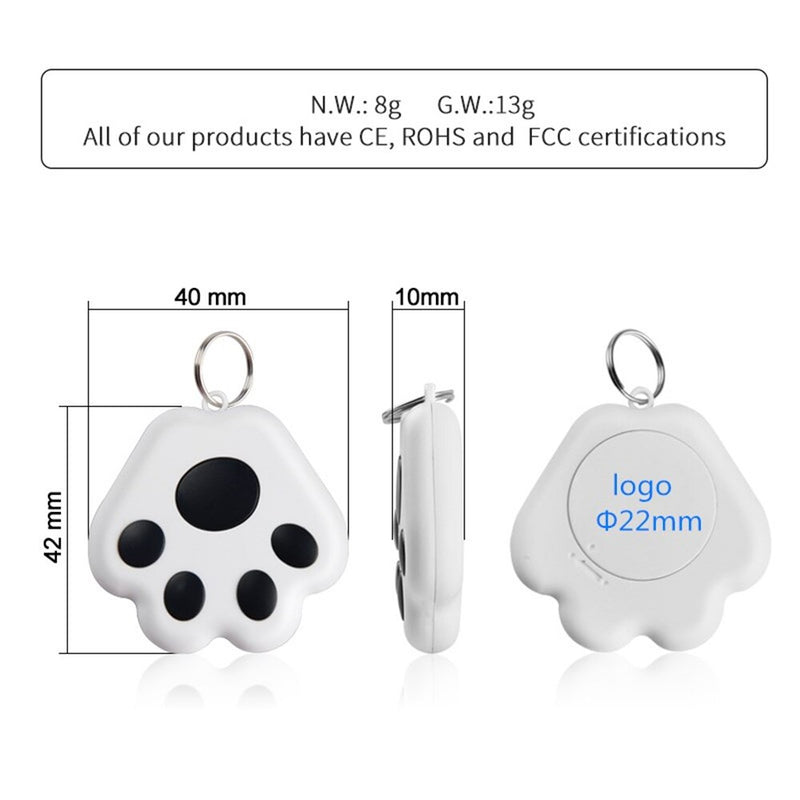 Traceur Gps Chien - Collier Blanc