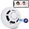 Détecteur de fumée caméra espion WIFI accessible à distance PC