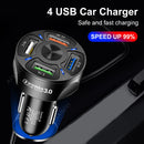 Ports USB Chargeur De Voiture Charge Rapide 3.0 Rapide Allume-cigare De Voiture