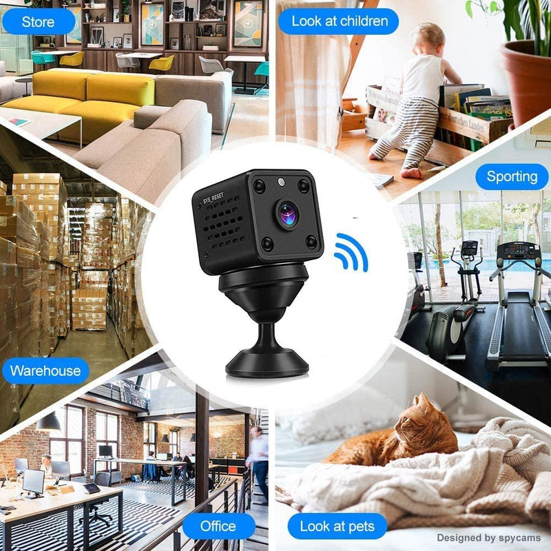 MINI CAMÉRA ESPION WIFI FULL HD AVEC VISION NOCTURNE