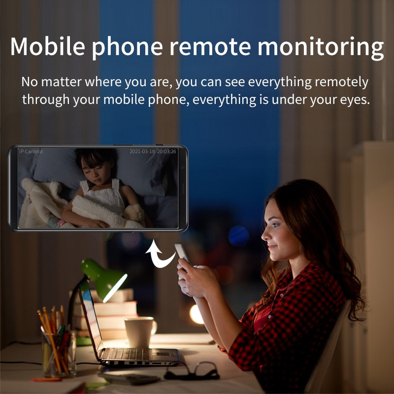 Reveil Avec Camera HD Cachee Wifi
