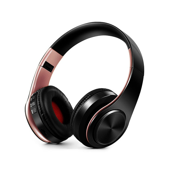 Casque Ecoute Bluetooth - Noir - Rose Or