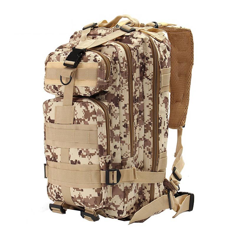 Sac a Dos Tactique - Camouflage Marron - 30 L