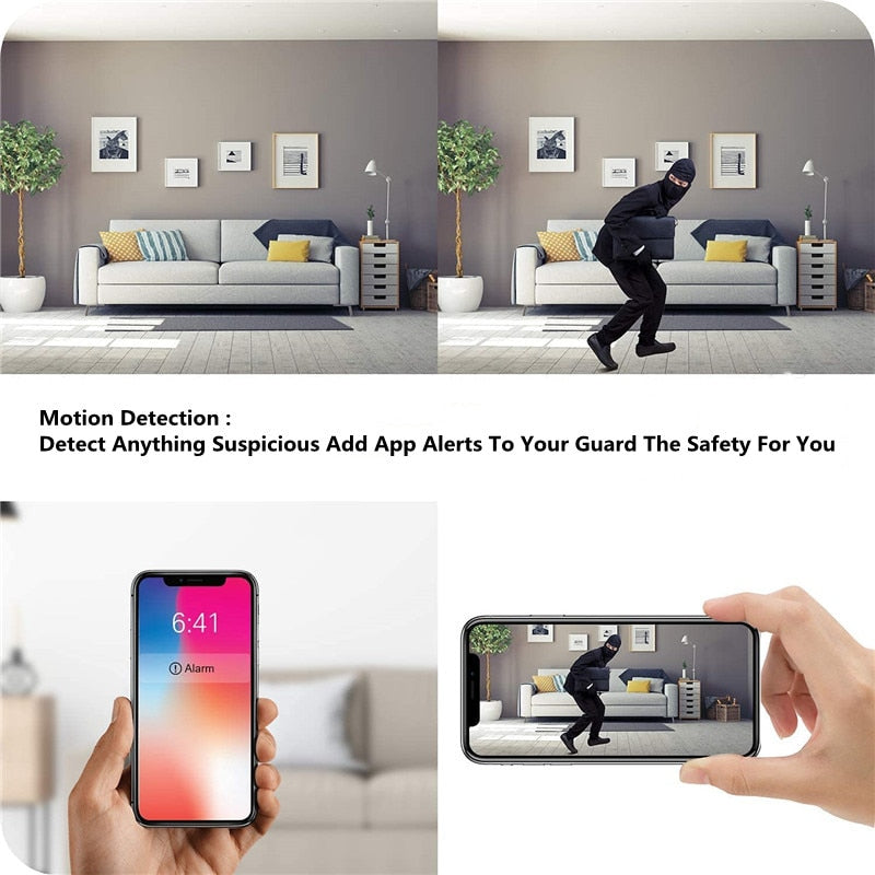 Détecteur de fumée caméra espion WIFI accessible à distance PC