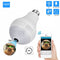 Ampoule Camera Wifi HD Panoramique 360 avec Détection de Mouvement