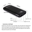 Batterie Externe Power Bank Bleu 30000mah