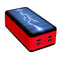 Chargeur Solaire Randonnée Rouge