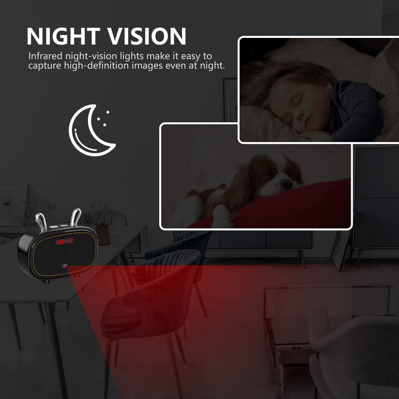 Horloge Camera Espion Wifi Acces a Distance