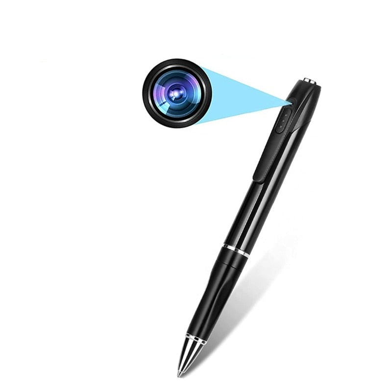 Spy Camera - Caméra Espion Caméra Cachée Stylo 1080P Mini Caméra de Poche avec Carte SD 32 Go Caméra Stylo avec Enregistrement