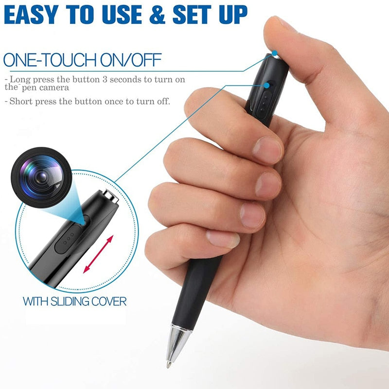 Stylo caméra espion Full HD 90 minutes
