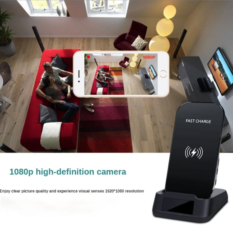Chargeur Camera Espion - Induction Noir