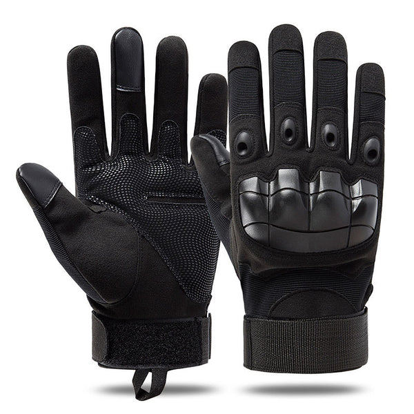 Gant Tactique Coqué Noir Complet
