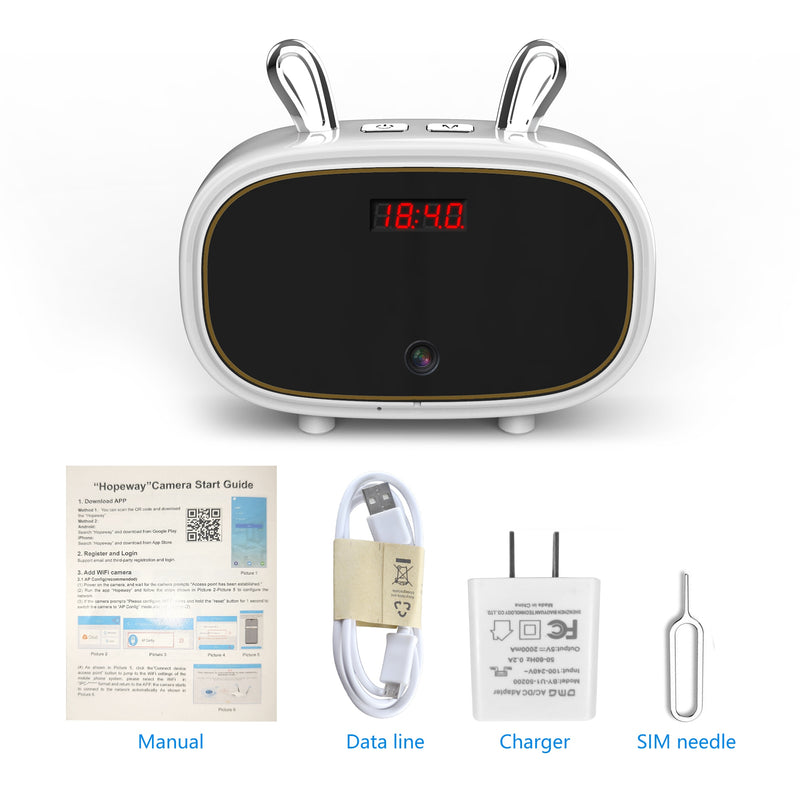Horloge Camera Espion Wifi Acces a Distance
